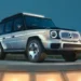 The electric Mercedes-Benz G-Class SUV can turn like a tank