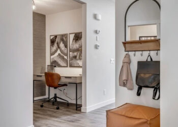 Generous glazing floods the Cambridge floor plan with natural light